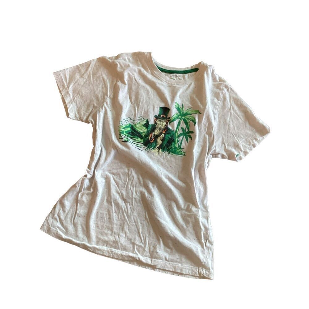 Denim & Flower Irish Shamrock Tee Shirt L
